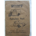 Reliant 8 and 12 CWT Commercial Vehicle Instruction Book 1939 on (402.ReliantHBook)